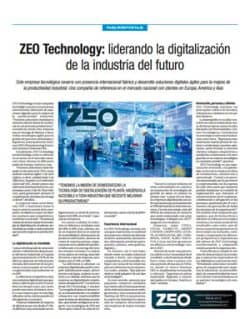 Reportaje sobre ZEO Technology en el Suplemento de Industria del Diario de Navarra